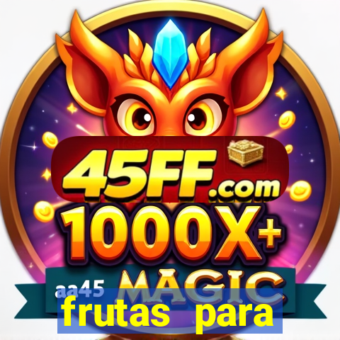 frutas para imprimir e recortar
